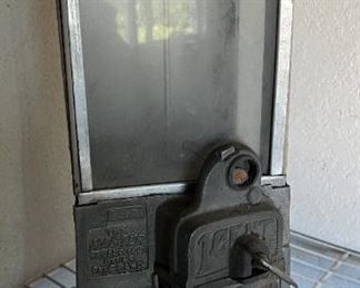 And the antique gumball dispenser.