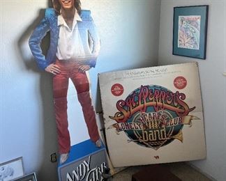 Who doesn't need a carboard cutout of Andy Gibb? I saw him live in concert in 1977. Wow, I'm dating myself there.