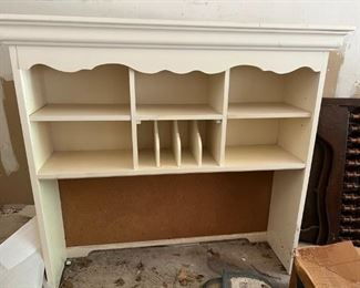 This wooden hutch was never used!