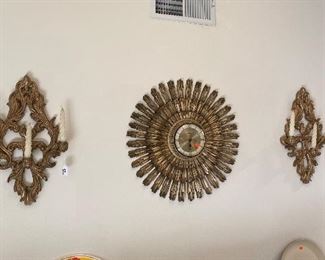 Syroco Star burst wall clock