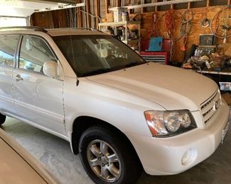 2003 Toyota Highlander 47,354 miles Current Bid $8300 (Aug 5) Auction ends Sat at 10am. Highest bidder wins