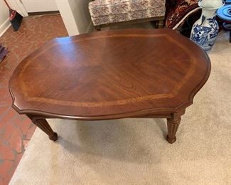 #14	Inlay Coffee Table w/4 legs - 4ft x 30x 17	 $75.00 
