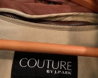 #92	J. Parks Brown Leather Jacket SZ. Large w/zip-out lining	 $75.00 
