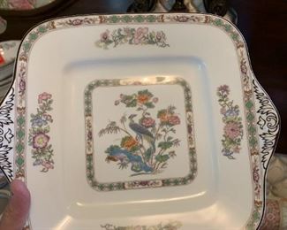 #110	Black Trimmed Wedgewood Kutani Crane Square Handled Cake Plate 11"	 $95.00 
#111	Black Trimmed Wedgewood Kutani Crane Square Handled Cake Plate 11"	 $95.00 
