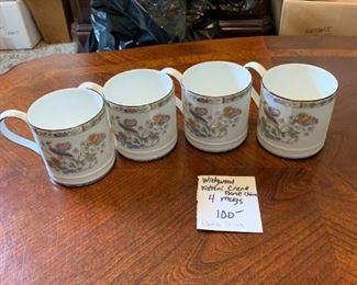 #121	Black Trimmed Wedgewood kutani Crane - 9 -  5 place settings	 $110.00 
