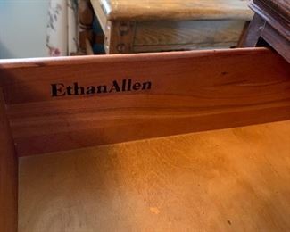 #132	Ethan Allen 6 Drawer Chest of Drawers w/Glass Protect - 36x20x52	 $275.00 
