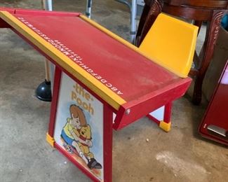 #152	Winnie the Pooh Kids Desk (as is needs tightening)	 $20.00 
