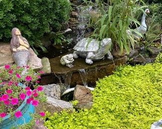 outdoor decor items-over 60 items including planters, pots, decor