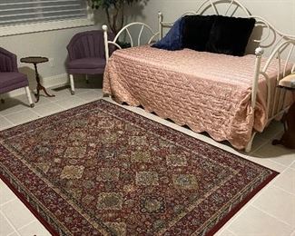 rug and daybed