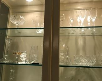 Waterford, Lalique and crystal glassware