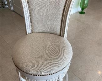 Frontgate upholstered bar stool-one of 4