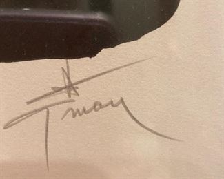 signature of Rene Grua, "La Voilette", #37/300