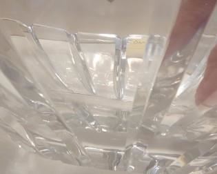 Orrefors of Sweden crystal bowl, 12"