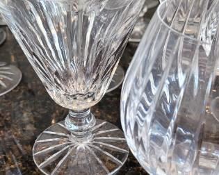 various Waterford crystal glasses