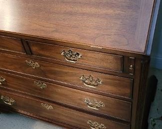 Henkel-Harris Black Walnut Secretary