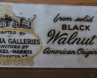 Henkel-Harris Black Walnut Secretary, Winchester, VA
