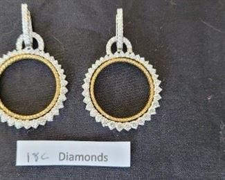 18K gold and diamonds