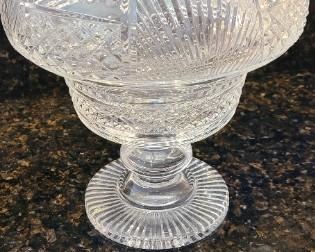 Waterford footed centerpiece bowl, Prestige Collection, 9 1'2" tall