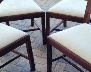 Henkel-Harris Mahogany drop seat dining chairs