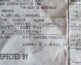 Key Largo Mocha Havertys sofa