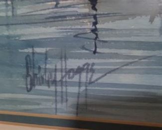 Shirley Hogge artist signature