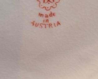 Vintage Robert Hanke Gold Floral RH Austria Porcelain Vase