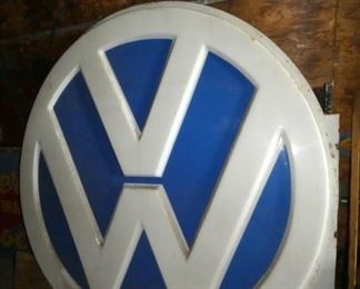 6FT. PLASTIC VW SIGN