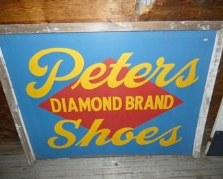 DS PETERS SHOES DIAMOND BRAND SIGN