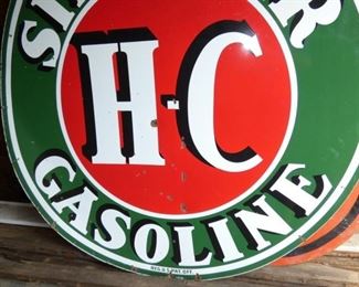 VIEW 6 PORC. 6FT. SINCLAIR HC DS SIGN