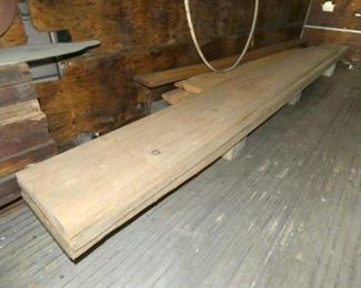 OAK BOARDS 15IN WIDEX 16FT.