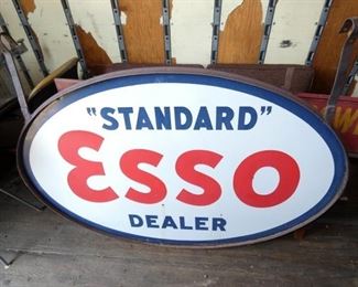 VIEW 3 PORC. ESSO DEALER SIGN