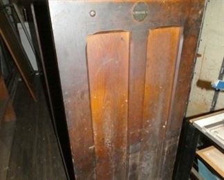 VIEW 6 SIDE OAK PRINTERS CABINET