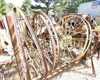 VIEW 3 VARIOUS IRON WHEELS
