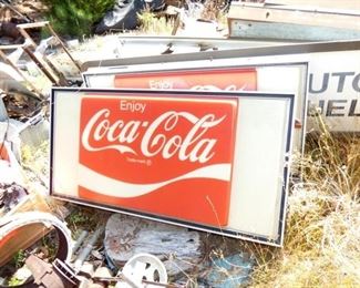 COKE CAN SIGNS 39X24