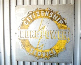 DUKE POWER CITIZENSHIP SIGN