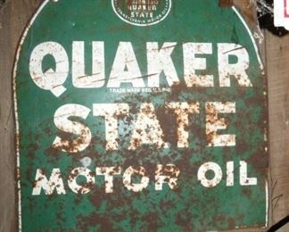 QUAKER STATE TOMBSTONE 26X28
