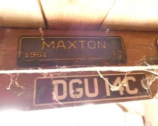 1961 MAXTON TAG