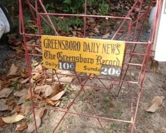 EMB. GREENSBORO NEWS RACK