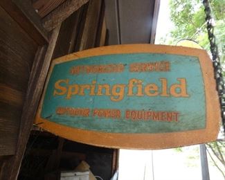 SPRINGFIELD FLANGE SIGN