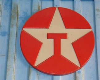 TEXACO CAN PLASTIC SIGN