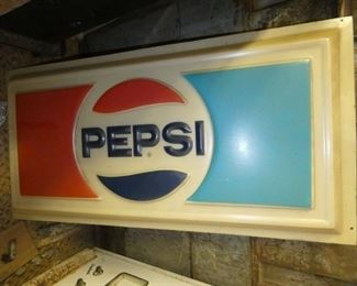PLASTIC PEPSI INCERT SIGN