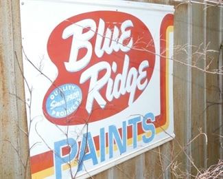 BLUERIDGE PAINT SIGN
