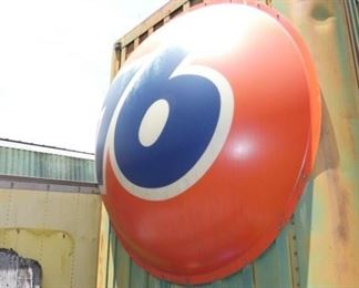 VIEW 4 PLASTIC 76 CONVEX SIGN