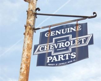 VIEW 6 PROC. CHEVROLET PARTS SIGN