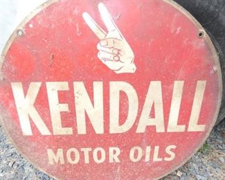 VIEW 4 24IN KENDALL MOTOR OILS SIGN