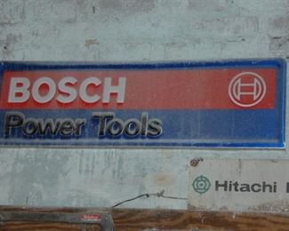 BOSCH POWER TOOLS SIGN