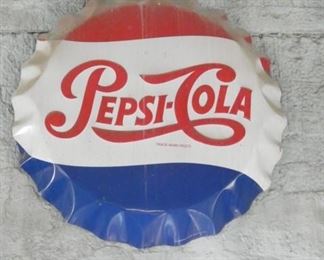 PEPSI COLA CAP SIGN