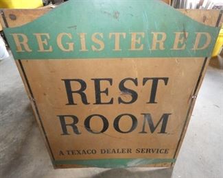 VIEW 3 DOUBLE SIDED SWINGER SIGN