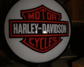 HARLEY DAVIDSON PUMP GLOBE