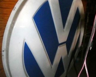 VW PLASTIC INSERT SIGN